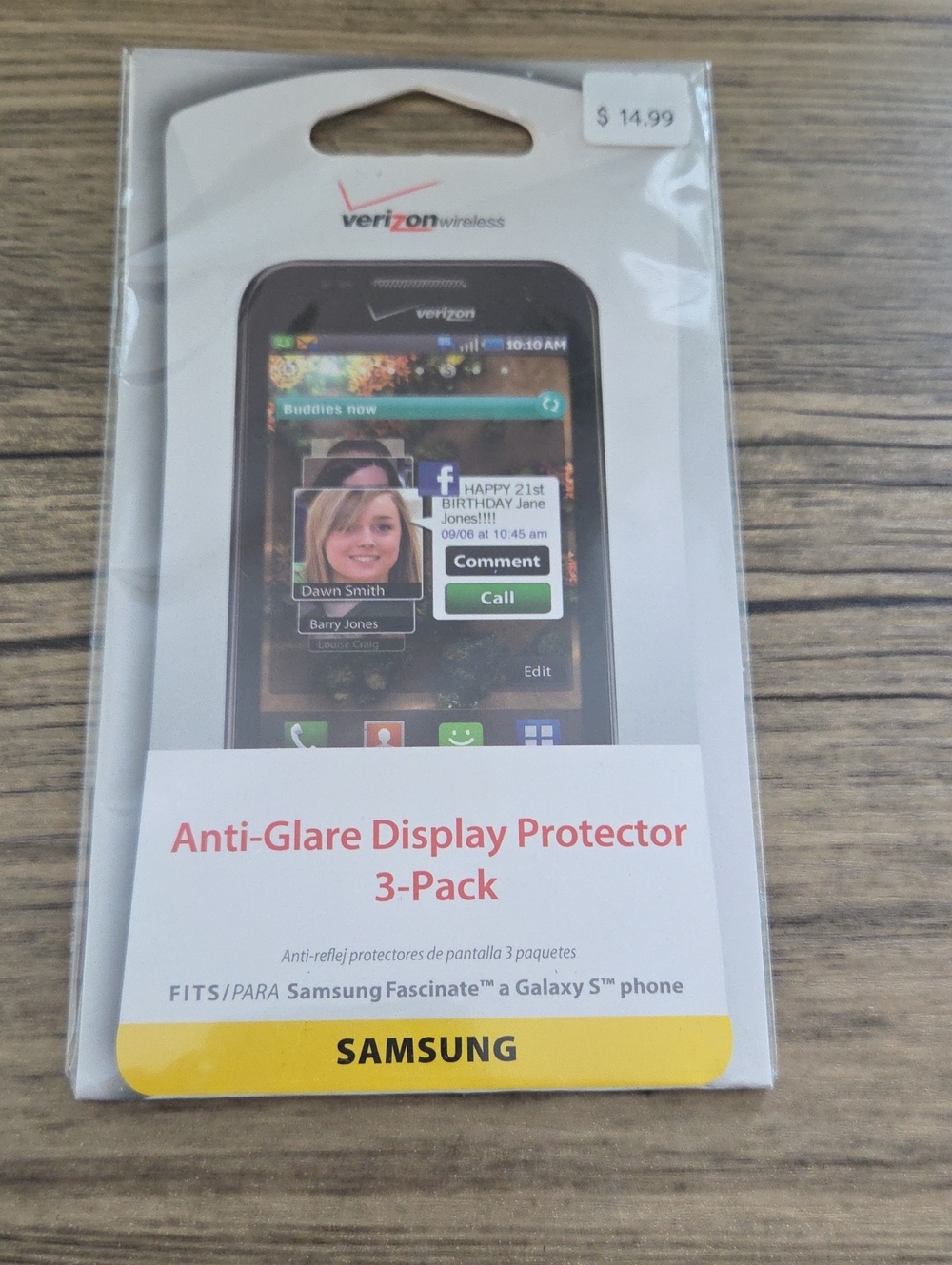 Samsung Facinate Anti-Glare Display Protector 3-Pack